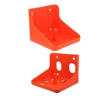 2pcs Mineral Salt Block Holder and Salt Block Rack for Livestock Large and Small Holes Suitable for Horses Goats and Deer Feeding