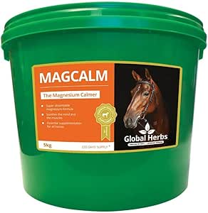 Global Herbs Magcalm Equine Magnesium Calmness & Muscle Relaxation Powder 5kg
