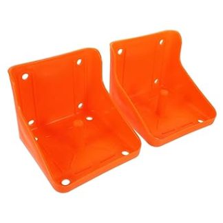 Horse and Sheep Salt Lick Holder 2pcs 6.7x6.5x5.5 Inch Easy Clean Pp Material Livestock Feeding Rack for Farm Use