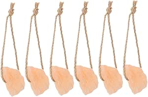 6pcs Animal Salt Lick Pink Salt Licking Block for Horses Cattle Deer and Livestock Mineral Source