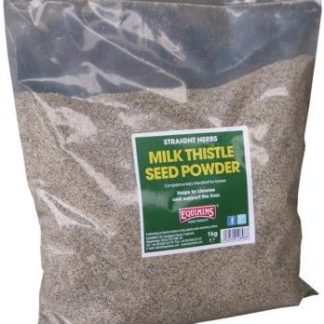 Straight Herbs Milk Thistle Seed Powder x Size: 1 Kg Bag