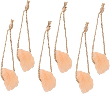 VICASKY 6pcs Animal Salt Lick Block Natural Mineral Source for Livestock Horses Deer Rabbit Boredom Reliever Coarse Salt