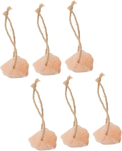 6pcs Pink Salt Lick Blocks for Horses Deer Cattle Livestock Natural Mineral Source Rich in Trace Elements Easy Placement Organic Salt