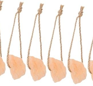 6pcs Animal Salt Lick Pink Salt Blocks for Horses Deer Cattle Livestock Natural Mineral