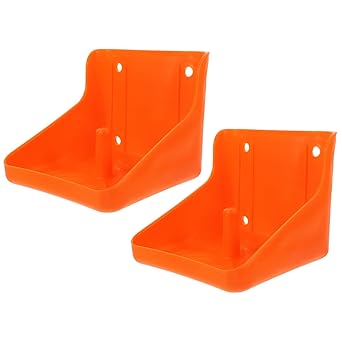 SUPVOX Sheep Salt Block Holder Rack 2pcs Livestock Salt Lick Tray for Sheep and Horses Farm Supply Suitable for Grazing and Feeding