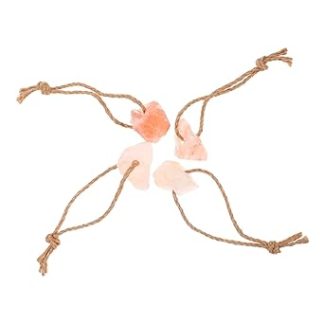 4pcs Mineral Salt Blocks for Horses and Deer Pink Salt Supplements for Livestock Feeding and Growth Support