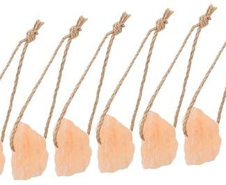 6pcs Lick Salt Block Guinea Pig Pellets The Animals Pet Supplies Salt Lick on Rope Bunny Chew for Rabbits Accessories for Pet Rabbits Horse Stuff Orange Mineral