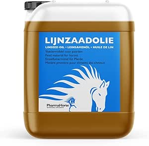 PharmaHorse Linseed oil | Bowel function | Stomach function | Digestion | 100% No added sugar | 5L