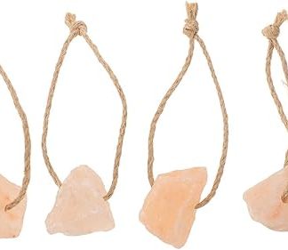 Gatuida 4pcs Natural Mountain Salt Lick Block Essential Mineral Cattle Salt Lick for Horses Cows Deer Livestock for Healthy Growth