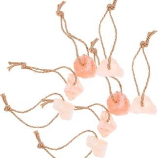 Toyvian 8pcs Animal Lick Salt Blocks for Livestock Horse Salt Block Rope for Horses Goats and Cattle to Chew and Lick