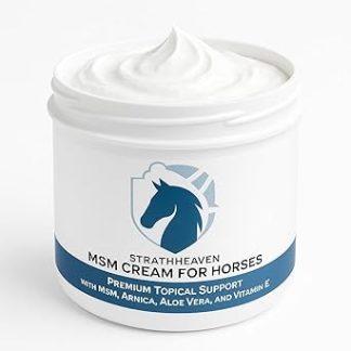 MSM Cream for Horses Premium Topical Support with Methylsulfonylmethane (MSM), Arnica, Aloe Vera, and Vitamin E | Soothing Relief for Performance & Aging Horses | 500ML