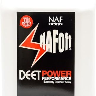 NAF Off Deet Power Performance Clear 5L – High-Strength Insect Repellent for Horses – With 19% DEET – Long-Lasting Protection Against Flies, Midges & Biting Insects