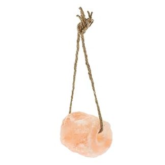 Pink Salt Lick Block with Rope for Livestock Natural Mineral Salt for Horses Cattle Deer and Farm Animals 1-2kg Brick