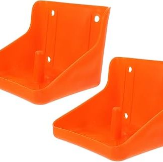 Angoily 2pcs Cattle and Sheep Lick Brick Box Horse Salt Livestock Mineral Block Holder Deer Blocks Holder Livestock Accessory Salt Block Rack Cows Bowl Animal