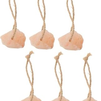 Salt Block Lick Horses and Livestock Pink Salt Mineral Block 6pcs 30-50g Each for Cattle Deer and Farm Animals
