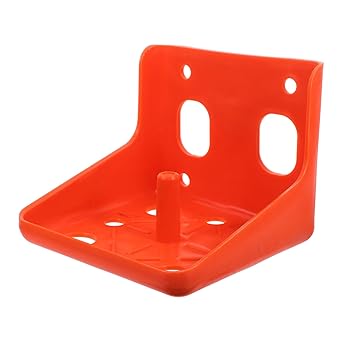Happyyami Salt Block Holder for Horses and Livestock – PE Tray Feeder for Mineral Salt Blocks, Easy Placement Removal, Farm Ranch Cattle Sheep Goat Deer Use, 17 X 16 X 13.6 CM
