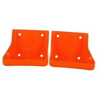 FRCOLOR 2pcs Sheep Salt Block Holder Livestock Salt Block Rack Professional Horse Feeder PP Material Red Easy Clean