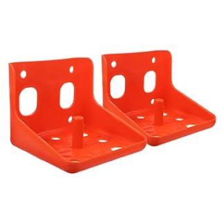 BESPORTBLE 2pcs Cattle and Sheep Salt Brick Box Salt Block Holder for Horses Salt Mineral Block Holder Horse Salt Block Rack Goat Supplies Mineral Salt Block Holder Red