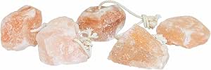 vidaXL Salt Lick Stones Pink Rock Salt, Livestock Care, Modern Mineral Supplement, Durable Salt Lick Block, Healthy Nutrient Supply for Animal Health and Maintenance