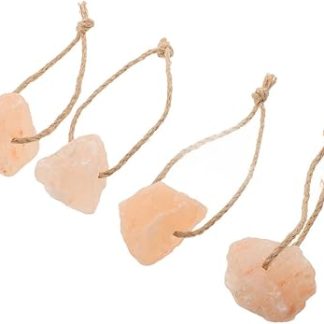 Toddmomy 4pcs Natural Mountain Animal Salt Lick Blocks Mineral for Horses Cows Deer and Livestock Health Growth