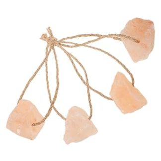 Happyyami 4pcs Pink Salt Mineral Blocks for Horses Cattle Deer Salt Licks for Livestock Nutrient Supply
