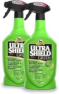 Tigerbox Ultra-Shield Green Fly Spray 946ml - For Horses, Ponies, Foals & Dogs… (2 x 946ml Spray)