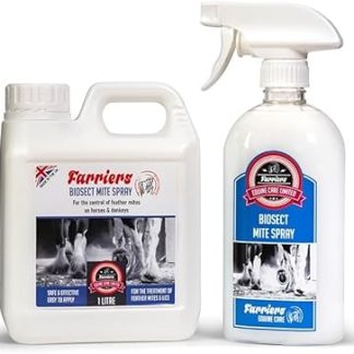 Farriers Equine Care Feather Mite Treatment for Horses (Twin Pack) 1.5 Litres
