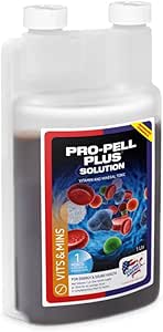 Equine America Pro-Pell Plus | Premium Ready To Use Horse & Pony Supplement | For Energy & Sound Health 1 Litre