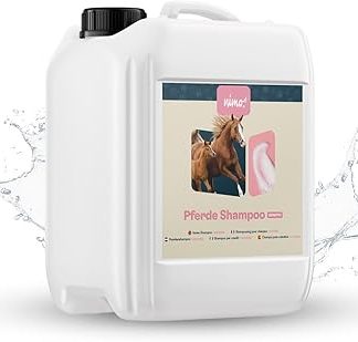 nimo® Horse Shampoo Sensitive | Without Fragrances & pH Neutral with Collagen | For All Horse Breeds and Sensitive, Allergic Horses | For Better Combing & Shiny Coat, 100% Animal Suffering Free