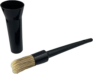 Hoof Oil Container Hoof Brush with Cap for Horses Hoof Care (Black Small)