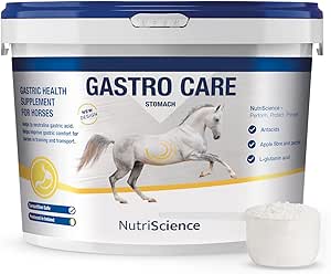 Gastro Care Gastric Health Supplement for Horses – Supports Digestion, Acid Balance & Gut Health – Relieves Stomach Discomfort, & Irregular Feeding - Scientifically Formulated - 3kg