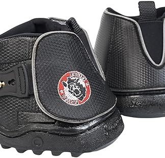 Equine Fusion Active Jogging Shoe Slim | All Terrain Sole and Smart Cone Locking Mechanism | Flexible, Elastic | Black