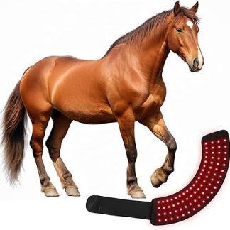 Red Light Therapy for Horse Hoof, 80 PCS LED Beads Infrared Horse Care Boots, Portable Wearable Near Infrared Therapy Wrap, For The Relief Of Joint Pain In The Hoof and Leg Muscles