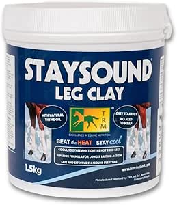 Thoroughbred Remedies Unisex's TRM Staysound Poultice, Clear, 1.5 kg