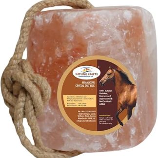 Himalayan Salt Lick Food Supplement Meduim Size Suitable For Horses Livestock Cattle Other Animals 2-3 KG Salt Lick with Rope From Punjab Pakistan
