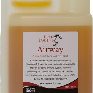Airway 500ml supports the immune system and upper respiratory airways, encourages full lung capacity, reduces coughs and sinus problems.
