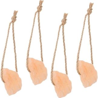 Toyvian Salt Lick Block for Horses Cows Deer and Livestock Natural Mineral 4pcs Pack Essential Feeding Accessory for Farm Animals