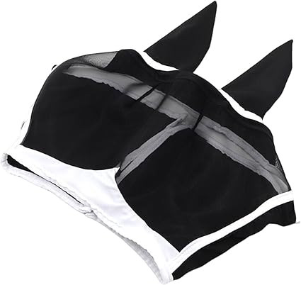 Horse Fly with Breathable Knit Fabric and Mesh Design for Comfortable Indoor and Outdoor Use for All Horses (B, 90X47X28CM)