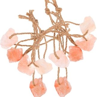 NUOBESTY Natural Pink Salt Licks for Horses and Cattle 10pcs Mineral Salt Blocks 30-50g Each Natural Chews for Deer Goats and Livestock Health