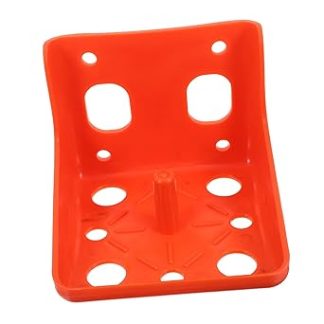 Hemobllo Salt Block Holder 6.7x6.3x5.4 Inch Thickened Hanging Feeder Tray for Horses Sheep Goats Livestock Mineral Salt Lick