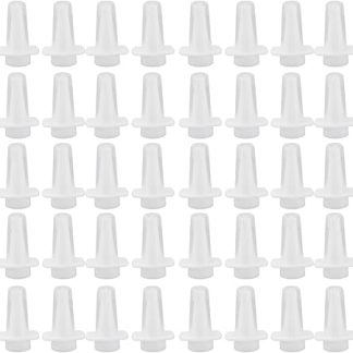 50PCS Livestock Nasal Sprayer Injection Nozzle, Pig Nose Spray Head for Vaccine Delivery, ABS Piglet Nasal Dropper with Fine Atomization for Farms and Veterinary Use