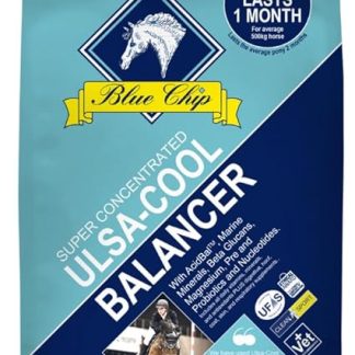 Blue Chip Ulsa Cool Feed Balancer (Super Concentrated) 3kg – Molasses-Free Horse Feed with Beta Glucans, Marine Minerals, Pre & Probiotics, Low Sugar & Starch