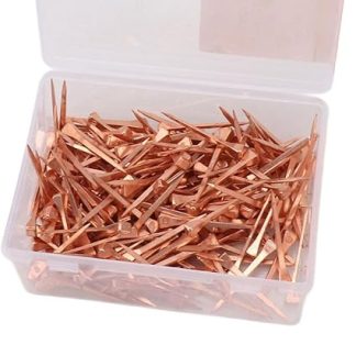 250 Pcs -Plated Horseshoe Studs, Rust-Resistant and Durable, 47.5mm E4, Suitable for Horse Hoof Health Care (47.5mm E4)