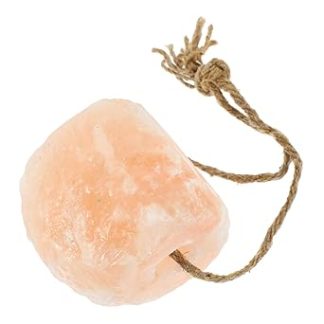 Sosoport Pink Salt Lick Block for Livestock Animals Natural Mineral Salt Block for Cows Horses Goats in Pasture Farm