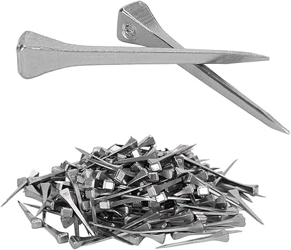 Acouto 250Pcs Steel E4 Horseshoe Nail Horse Tool Equipment Accessories 4 8CM Rolling Process Tens Horseshoe NailHorse Hoof NailE4 NailSteel NailsHorseshoe