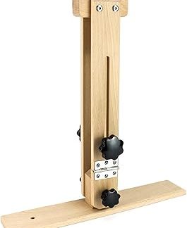 QWORK Leather Pony Horse Clamp, Leather Craft Hand Stitching Pony Horse Improved Wood Table Clamp for Leather Craft Sewing DIY Tool