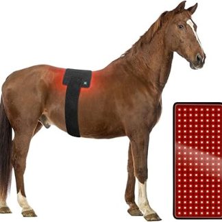 Equine Red Light Therapy Belt, Portable Wearable Red Light Wrap, for Horse Back and Abdomen Injury Recovery