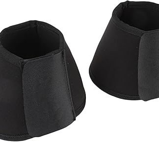 Asixxsix 2 Pcs Horse Boots and Horse Leg Protectors, Breathable Hoof Guard Adjustable Horse Hoof Protectors Equestrian Supplies, Horse Protection Training Equipment (L)