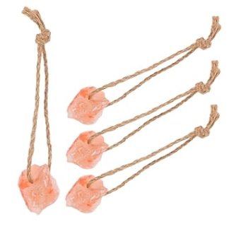 HEMOTON 4pcs Goat Salt Lick Block Natural Mineral Blocks for Horses Cows Livestock Promotes Health Growth Convenient Each Suitable for Easy Consumption