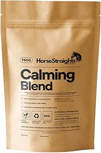 Calming Blend Herbal Supplement for Horses Stress & Behaviour Support g 750g HSD Horse Straights Direct